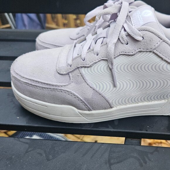 Volcom Hybrid EH Womens Size 8.5W Composite Toe Work Shoes Sneakers Purple White - Picture 2 of 7